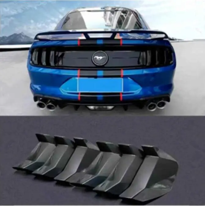 6 шт. накладки на автомобильные фары для Ford Mustang 2015 2016 2017 2018 2019 2020|Хромирование| |