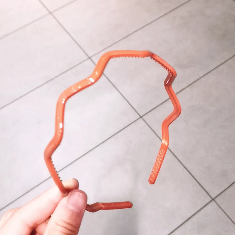 Женская Нескользящая повязка на голову ярких цветов милый тонкий обруч для волос