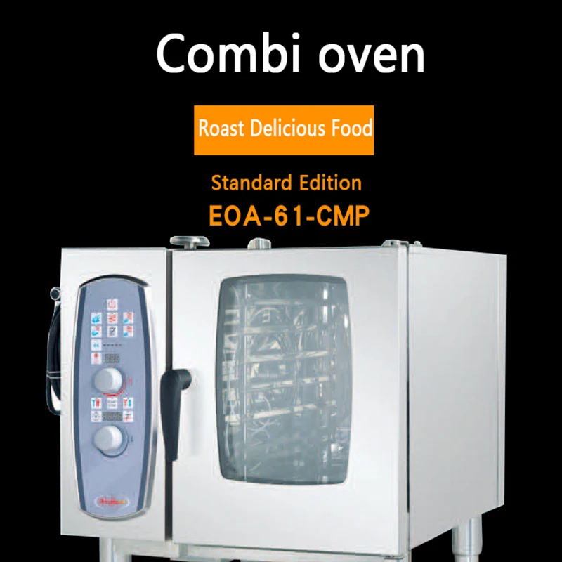 6*1/1GN Ёмкость газовая духовка коммерческий большой печь для жарки цыплят пицца