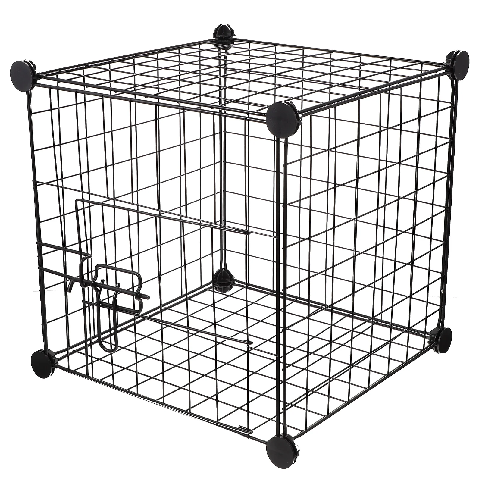 

1 Set Iron Wire Dog Kennel Folding Dog Cat Fence Detachable Pet Fence Shelter