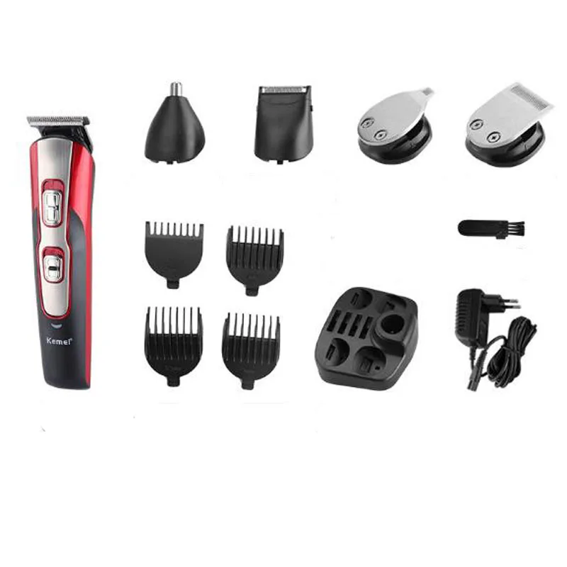 Kemei KEMAI ножницы для стрижки бритва волос в носу бритвенный нож с плоским углом