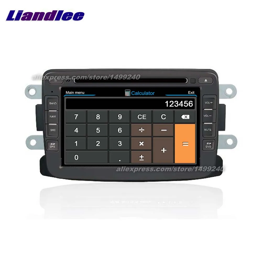 Liandlee 2 Din Автомобильный Android для Dacia Logan 2009 ~ 2013 радио GPS карты навигатор плеер HD