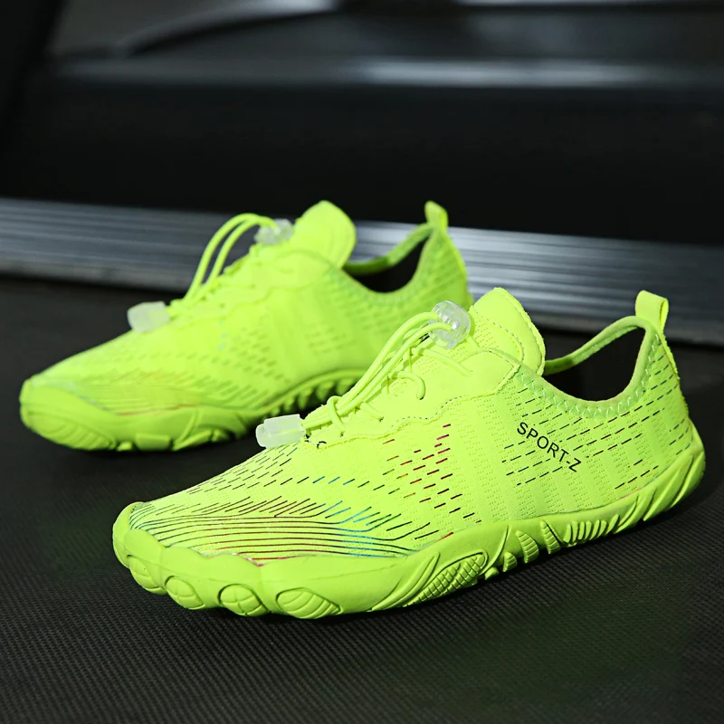 Легкие кроссовки для мужчин и женщин быстросохнущие Нескользящие сетчатые