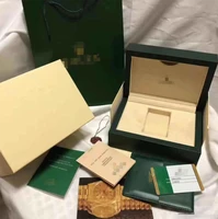 original matching papers security card gift bag top green box wood watch boxes booklets wood watch box jewelry storage case