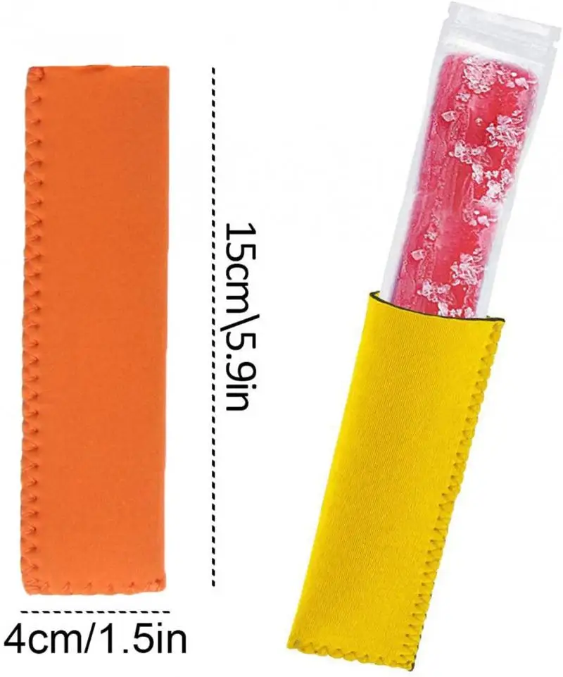 

5Pcs Ice Pop Sleeve Popsicle Holders Ice Pops Holders Bags Ice Popsicles