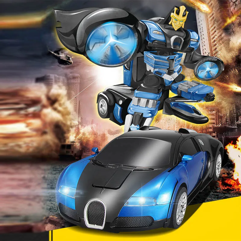 Игрушка управления жестами rc автомобиль bugatti lamborghini робот Деформация Модель