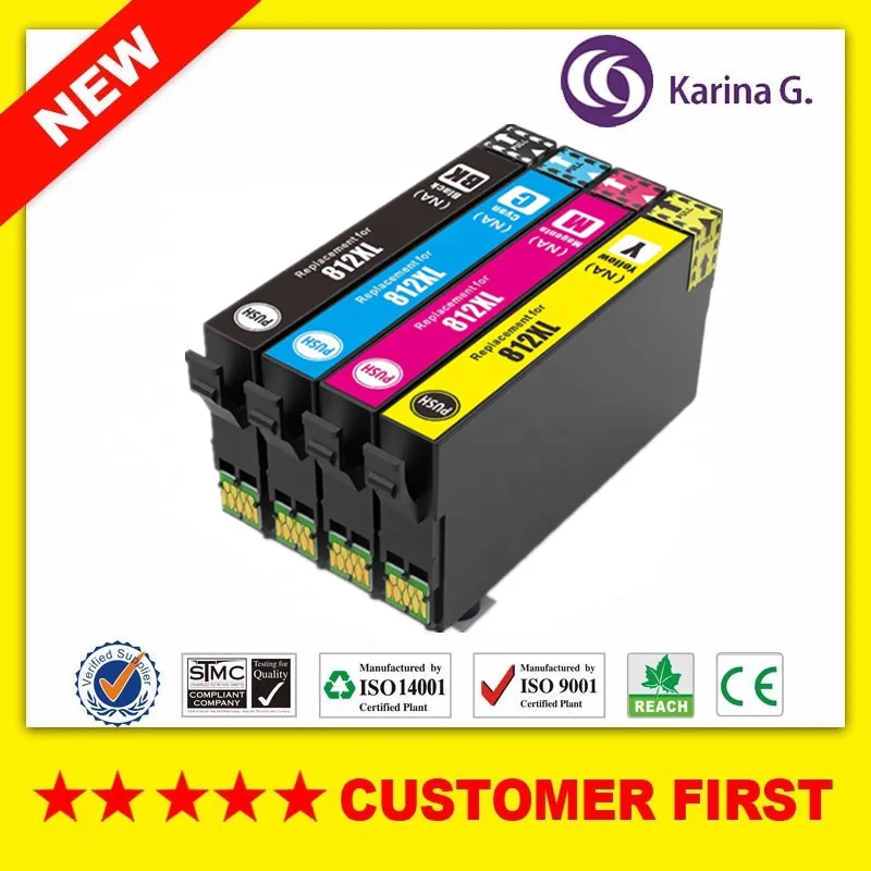 812XL ink cartridge Compatible For T812 Suit for Epson WorkForce EC-C7000 etc.suit for North American Market