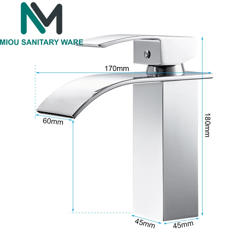 Смеситель для горячей и холодной раковины водопад смеситель туалетного столика
