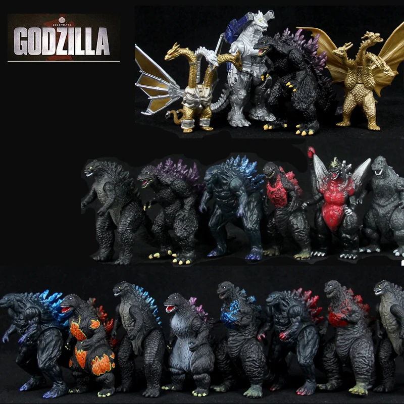 

Bandai Godzillazz Kings of The Monsters King Ghidorahss Three-headed Dinosaur Movable Figure Decoration Action Figures Toys