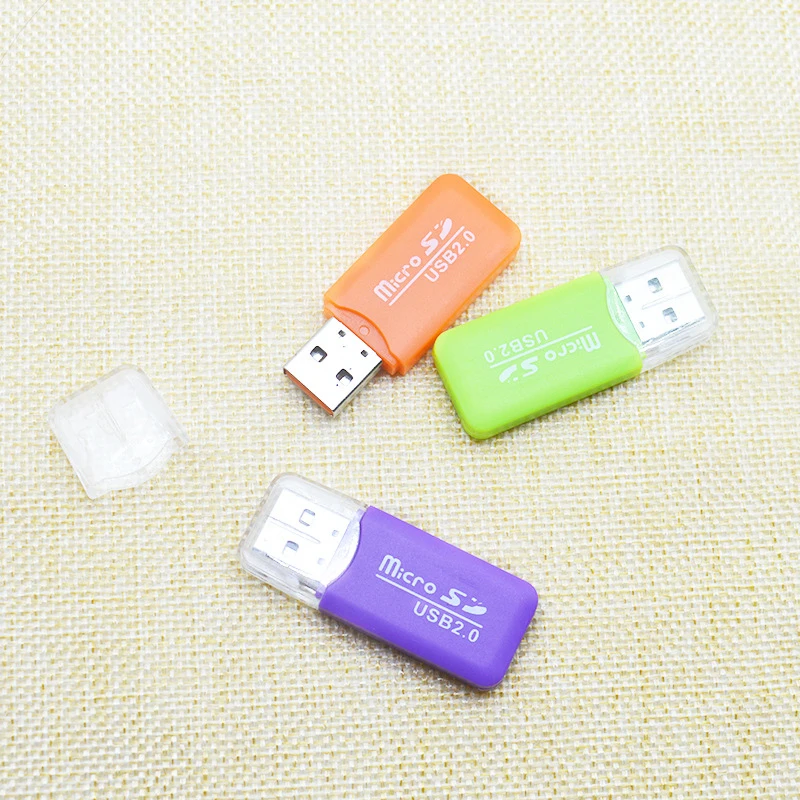 1 шт. USB 2 0 Мини многоцветная пластиковая карта памяти Портативный