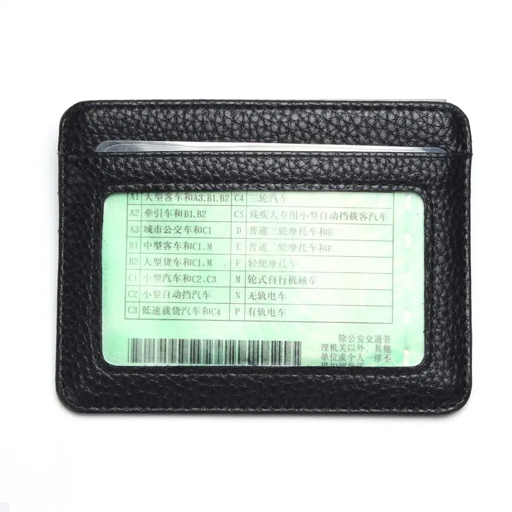

Minimalist Slim Credit Card Holder Pocket Wallets ID Window Card for Men Women