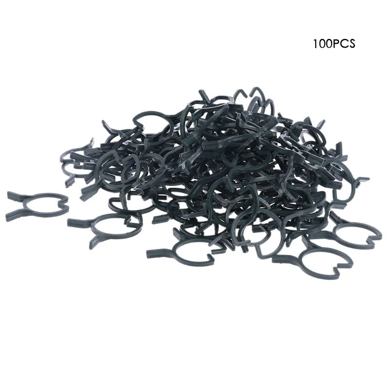 

100Pcs Plant Garden Clips Vegetable Plant Vine Support Clips for Holding Plant Stems