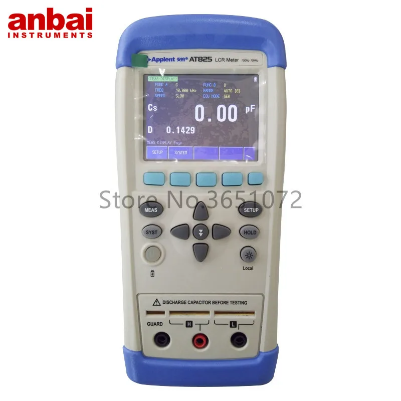 AT825 RLC измеритель TFT LCD дисплей сенсорный экран ручной емкости|lcr|lcr meter |
