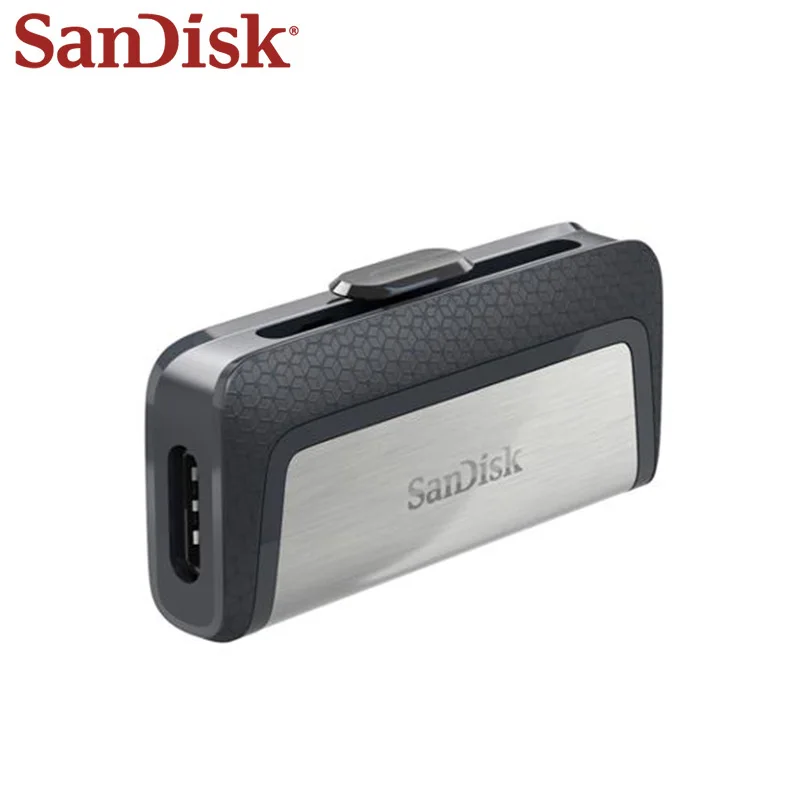 Двойной Флеш-накопитель SanDisk Ultra с USB 3 1 Type-C флеш-накопитель 32 ГБ 64 128 256 OTG флешка