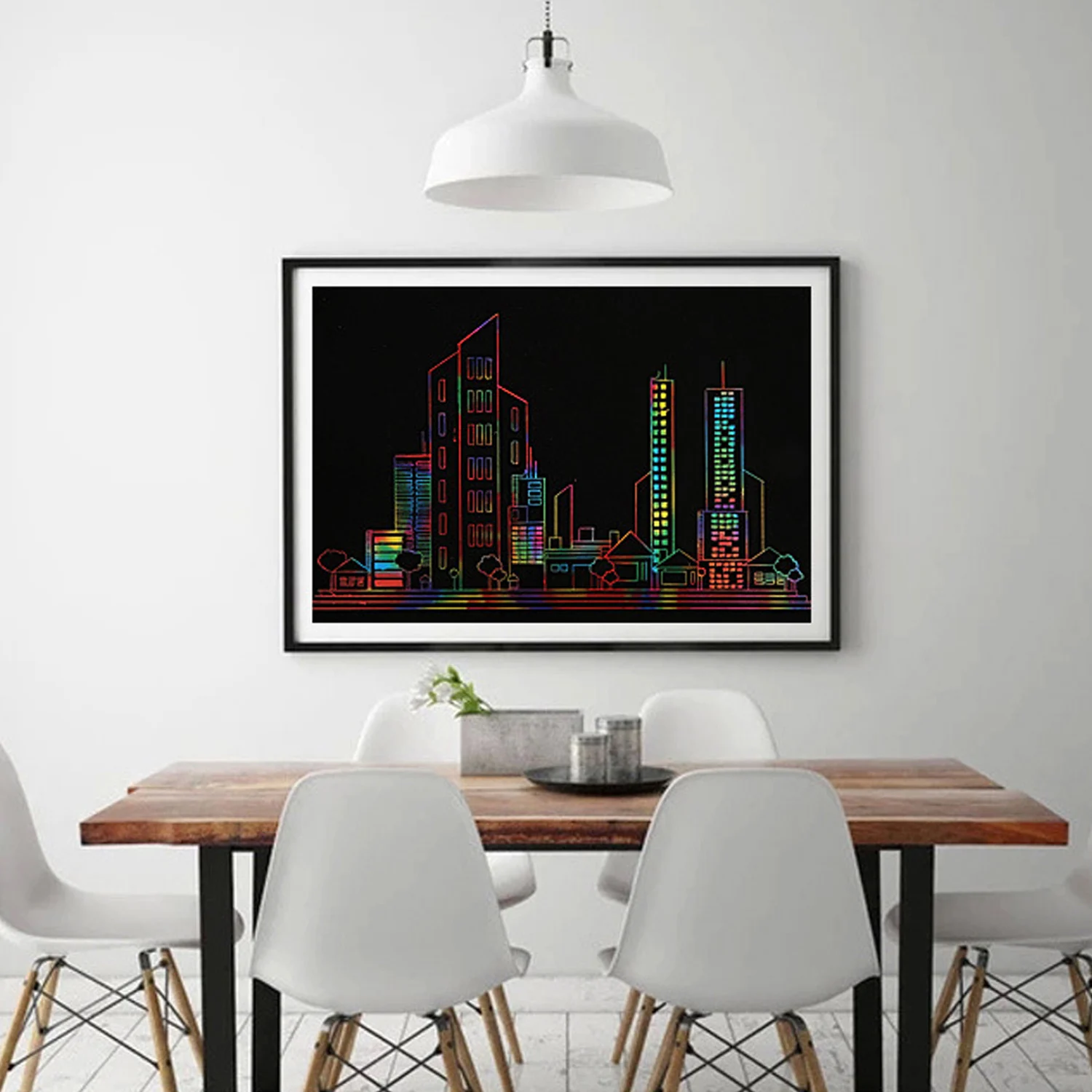 30 шт. радужные скретч карты Волшебная Живопись бумага красочная игрушка для