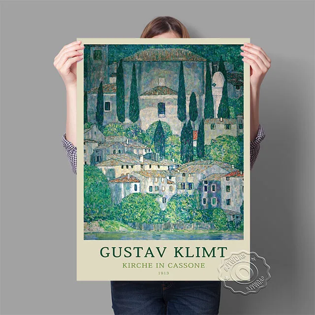 

BJYWDAP Gustav Klimt стиль византийской мозаики плакат на холсте