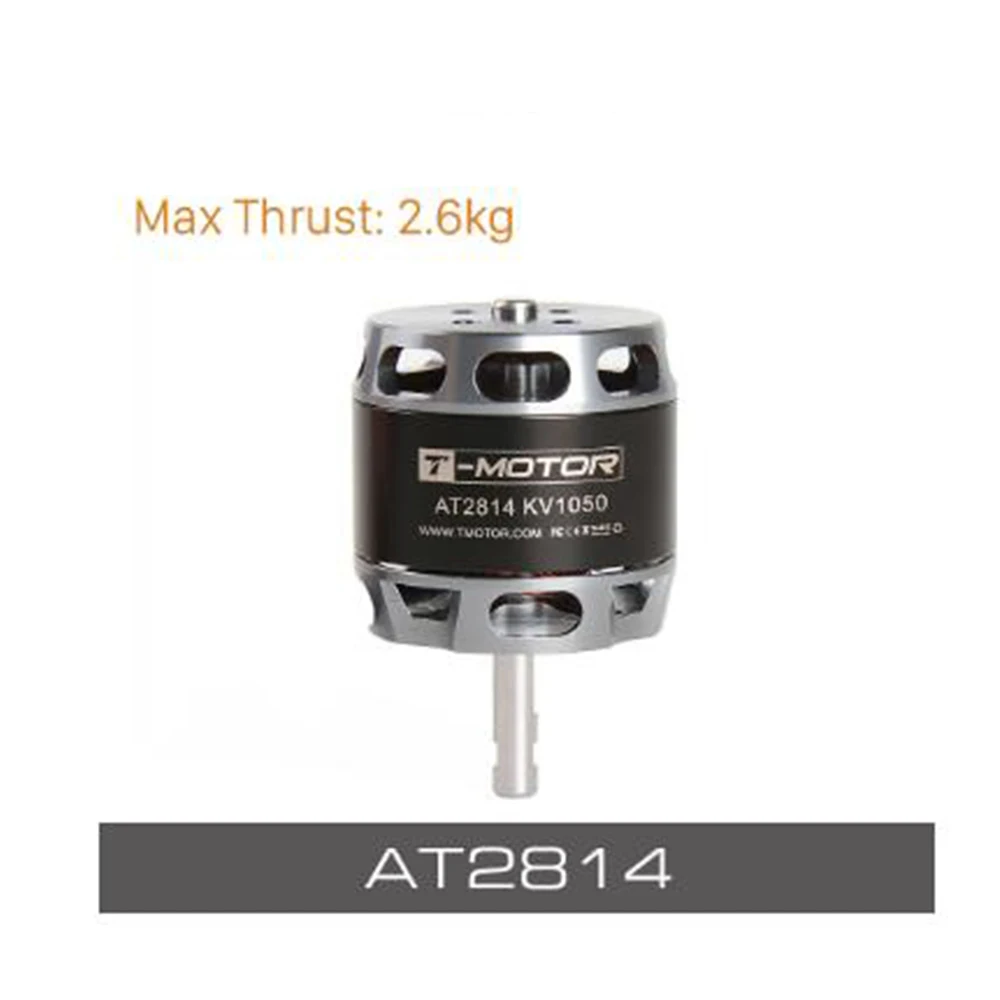 

T-MOTOR AT2814 длинный вал KV900 KV1050 KV1200 Бесколлекторный двигатель для большого радиуса действия VTOL с неподвижным крылом БПЛА