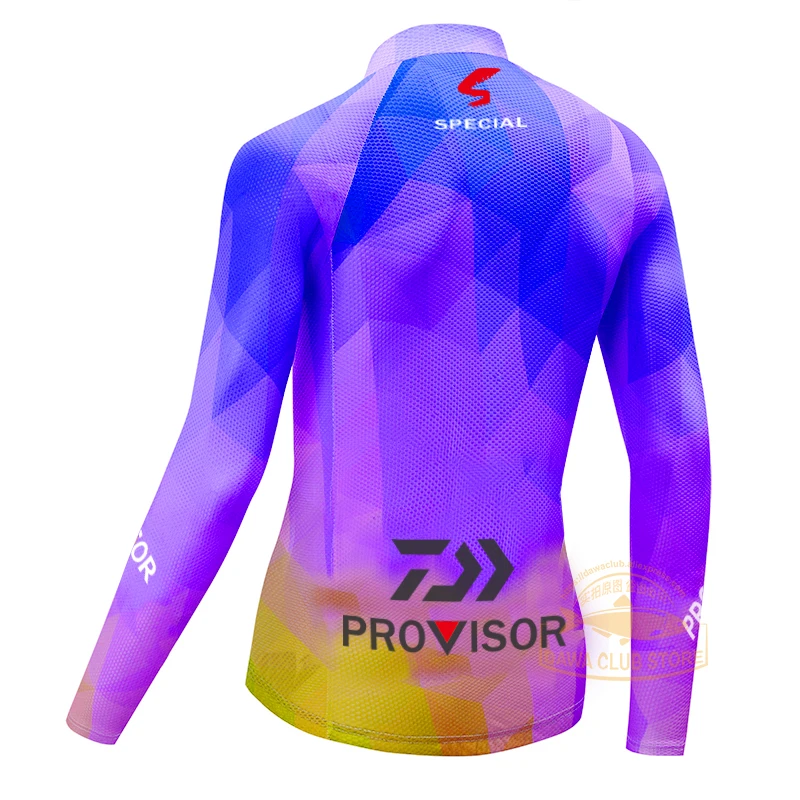 

Daiwa Fishing DAIWA Fishing Shirts Outdoor Sport Long Sleeve Breathable Hiking Cycling Fishing Clothes Quick Dry Fishing Clothes