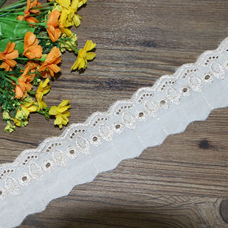 1 ярд 6 см хлопковая кружевная ткань сделай сам Цветочная подарочная лента