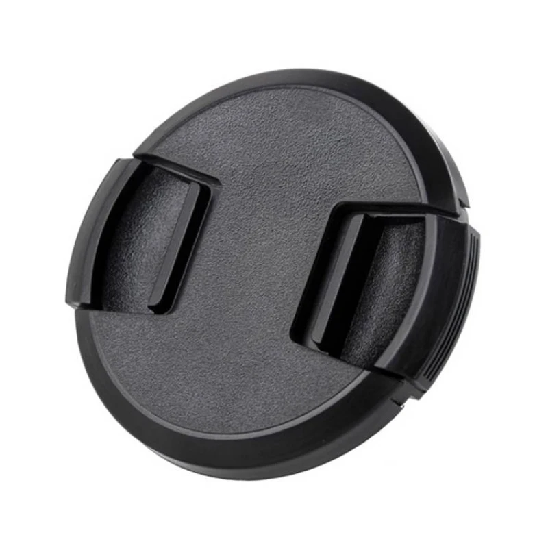 10pcs/lot 40.5 49 52 55 58 62 67 72 77 82mm center pinch Snap-on cap cover for all camera Lens | Электроника