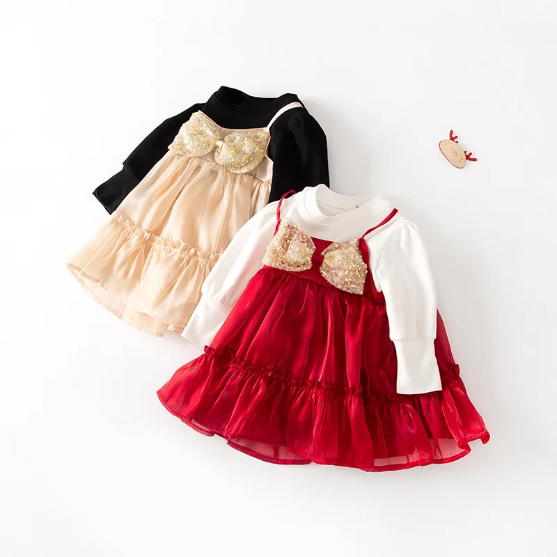 

Платье с бантом для маленьких девочек; Детская одежда; Весенне-летнее платье для девочек; Вечерние платья для новорожденных