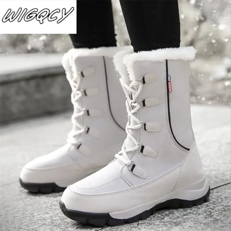 

Winter Boots Women New Arrival Fashion Brand Female Non-slip Snow Boots Classic Keep warm Waterproof Boots For Women size 36-42