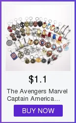 10 шт./партия модные ювелирные изделия брелок Супергерой Комиксов Marvel Капитан Америка логотип Мстители брелок для мужчин аксессуары