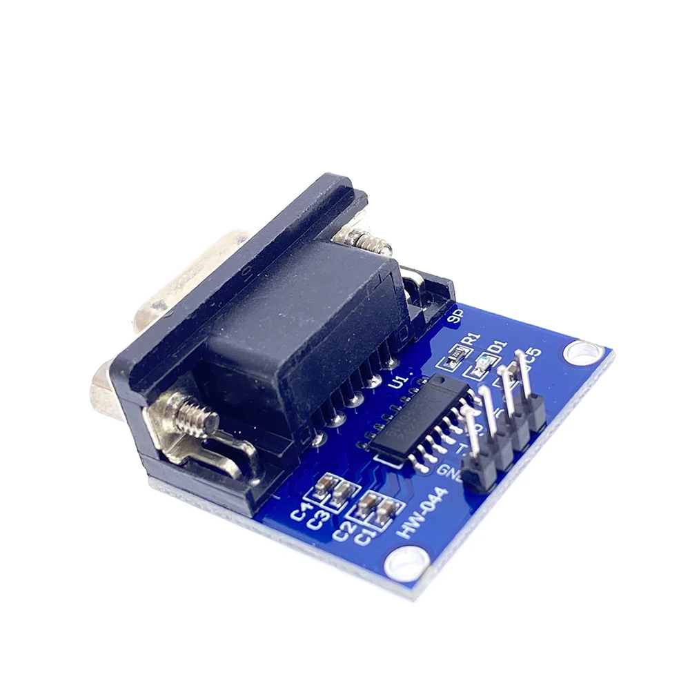 5 шт. Mini MAX3232 RS232 для TTL последовательного порта преобразователь листьев кисть