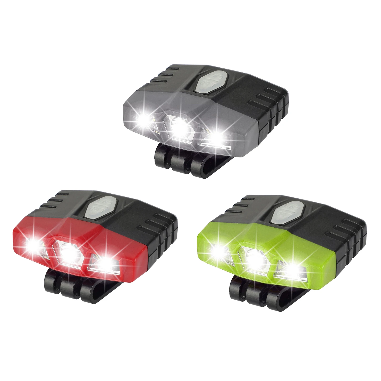 

Ultra Bright Mini Hands Free LED Clip on Light Rechargeable Waterproof Hat Light Flashlight Headlamp for Fishing Camping