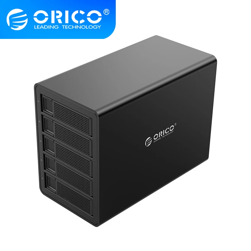 Док станция ORICO 35 серии 5 bay для жестких дисков 3 дюйма с RAID подходит SATA HDD / SSD 2 и