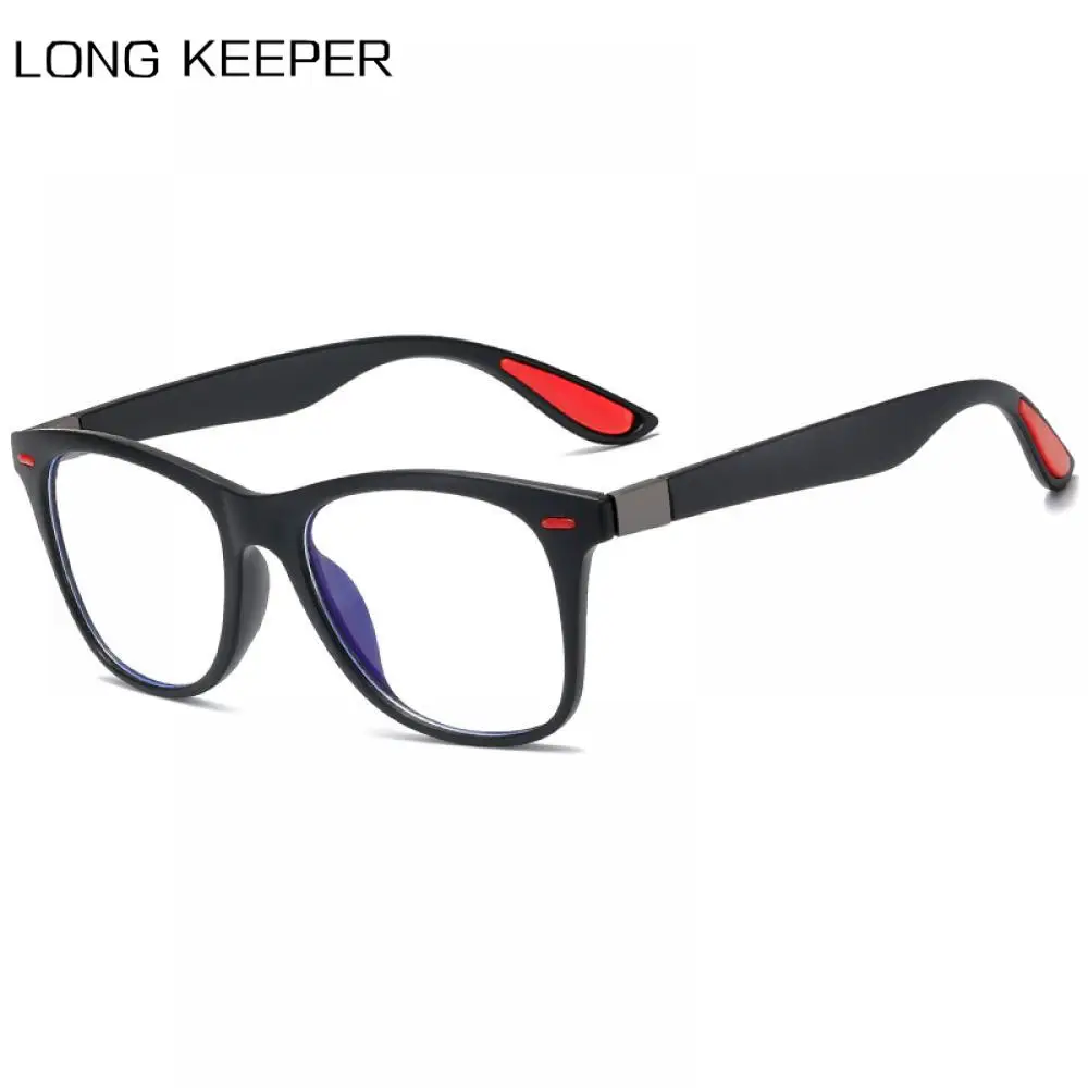 

LongKeeper 2021 Anti Blue Light Glasses Frame Women Men Square Computer Gaming Eyeglasses Blue Light Blocking Eyewear Okulary