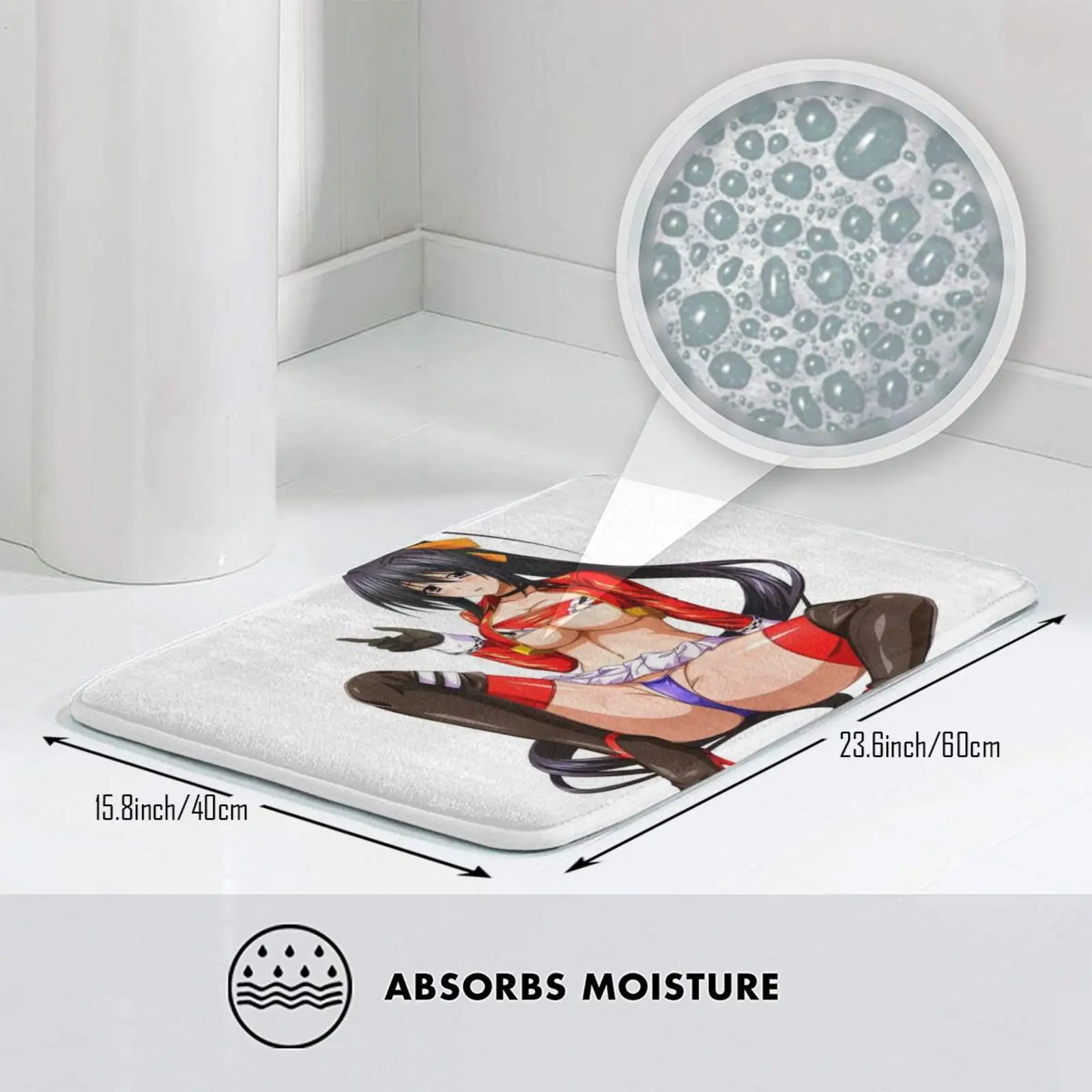 Lewd Girl Himejima Akeno | Школьный коврик Dxd подушка школьный Hentai для старшей школы Ecchi