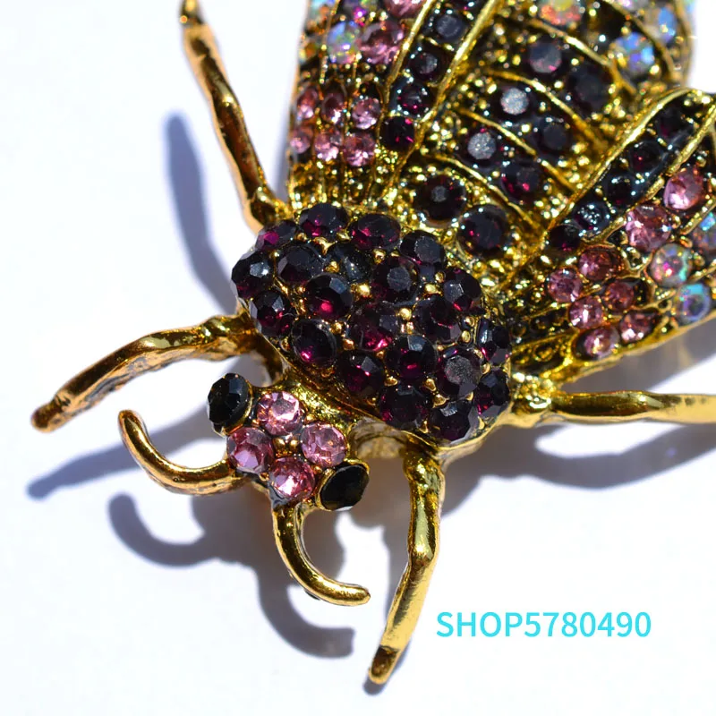 Винтажные Ювелирные изделия броши-цикады с защитой от золота элегантная