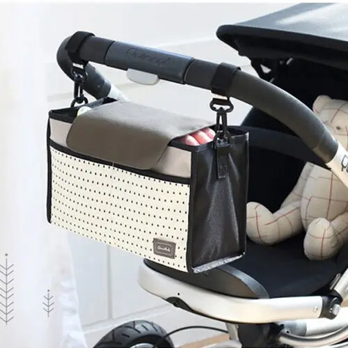 

Fashion Multifunctional Mummy Bag Baby Diaper Nappy Pram Stroller Hanging Bag