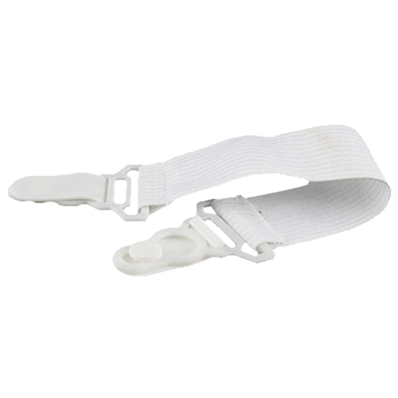 8pcs Fitted Bed Sheet Mattress Grippers Suspenders Elastic Garter Fastener Holder Clips Straps Rubber Button Hook White | Дом и сад