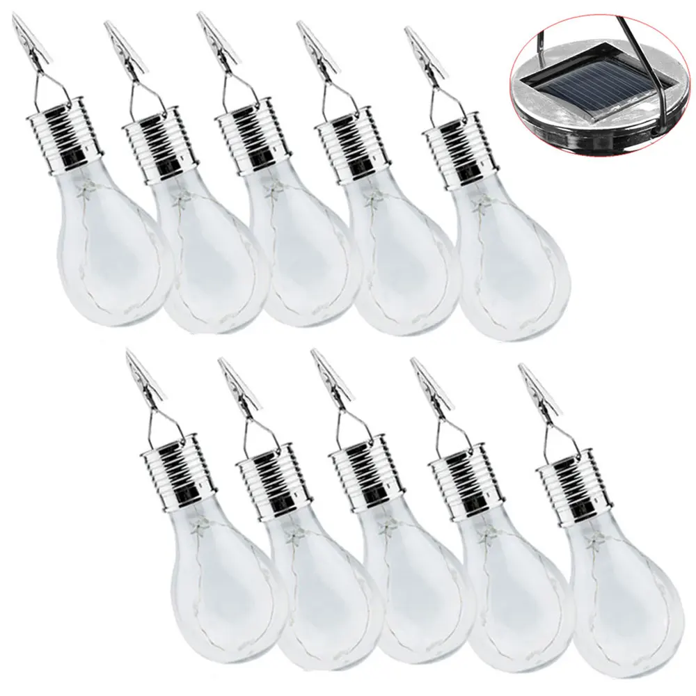 

10 шт./лот солнечные светодиодные фонари лампы Портативный вращающийся лампа баре под открытым небом рождественские украшения фонарь висящ...