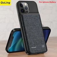10000 mah oxford cloth battery case for iphone x xs xr xs max 11 11 pro max 12 mini 12 pro max battery charger bank power case
