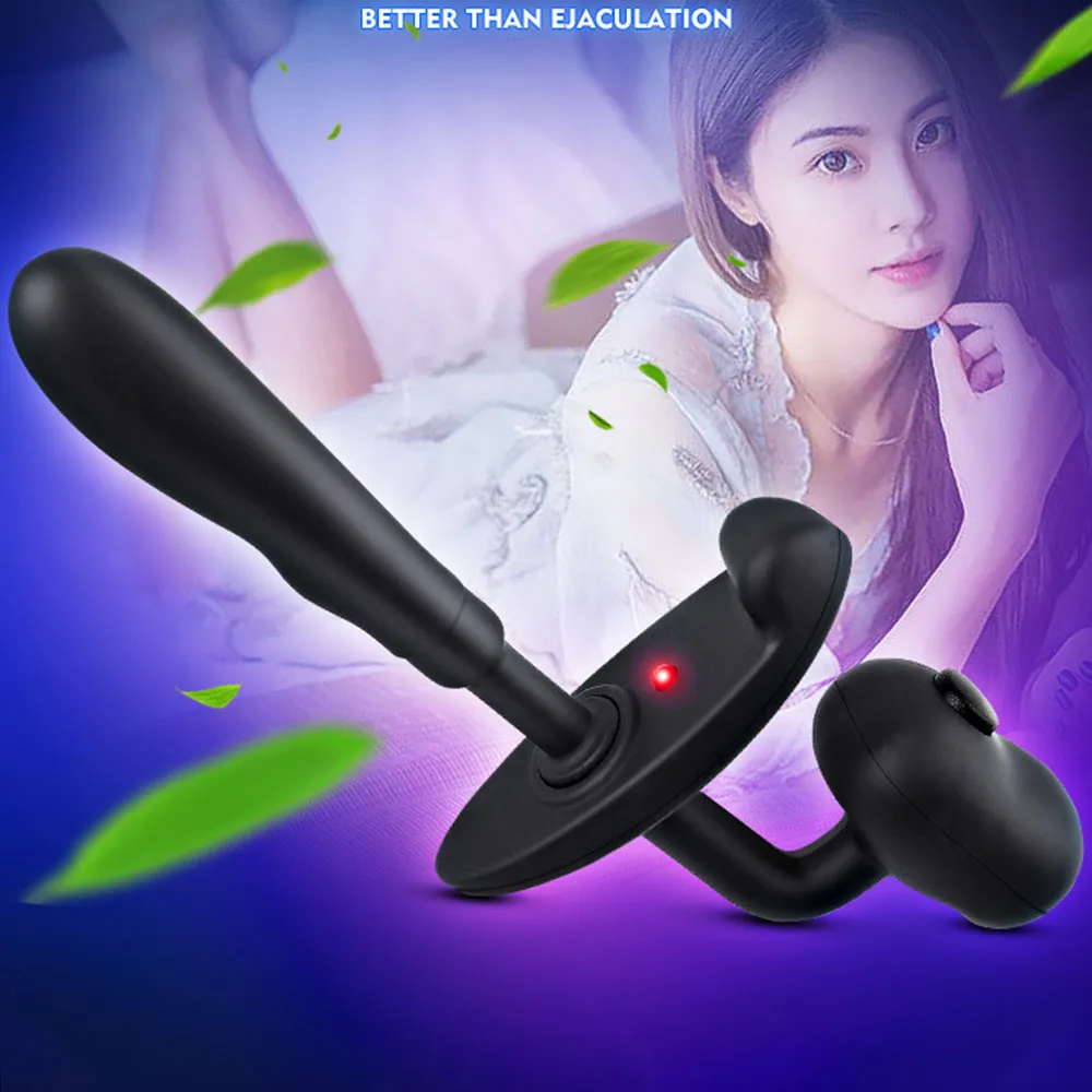 Вибрирующий массажер простаты Анальные шарики вибратор силиконовый сильная