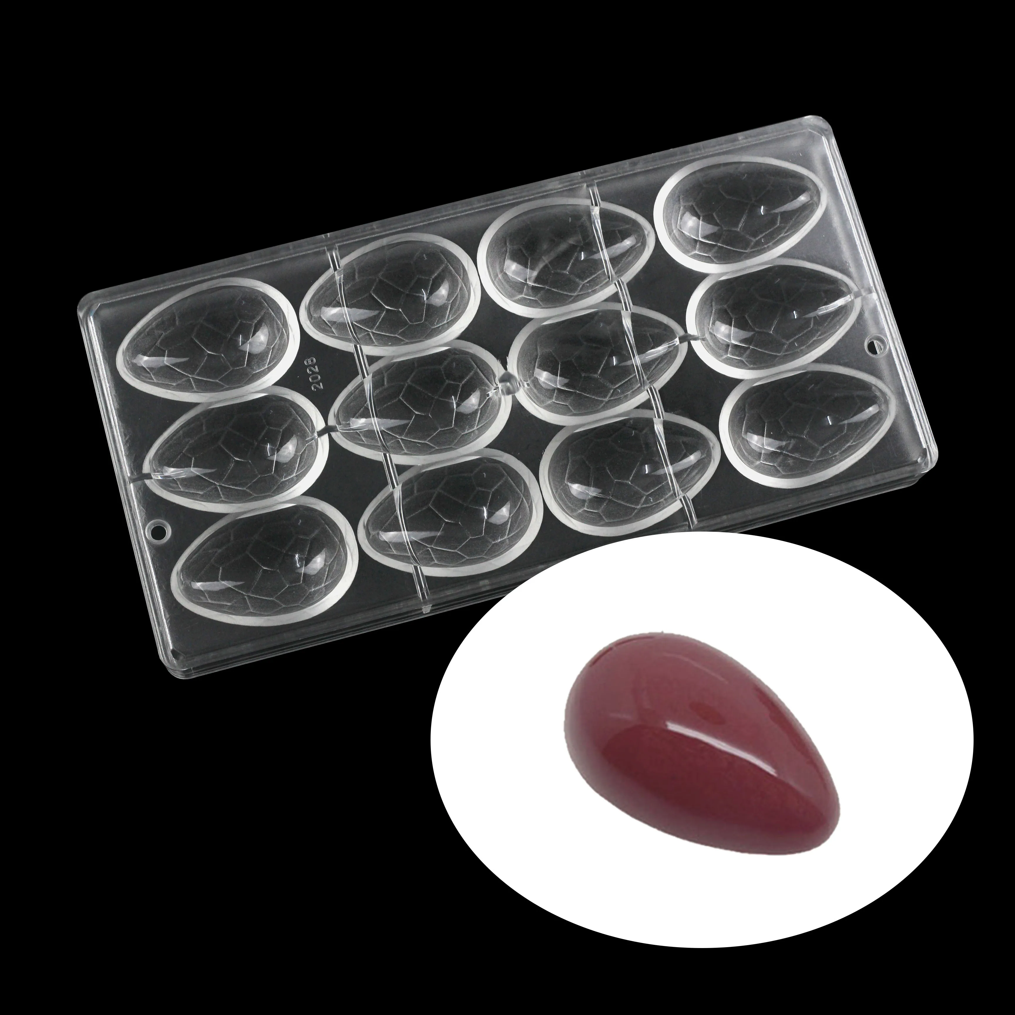 Форма для шоколада с гладкими пасхальными яйцами необычная форма конфет