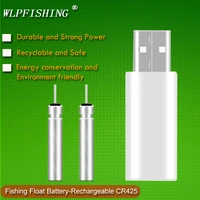 wlpfishing rechargeable cr425 battery fishing floats accessory electric led luminous floaters battery