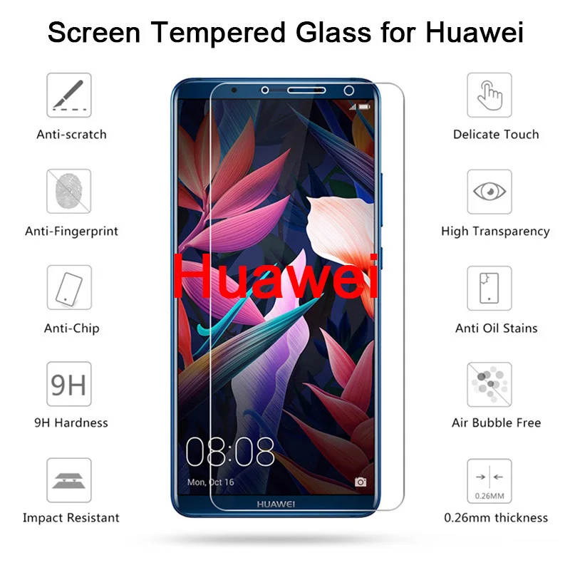 Защитная пленка для Huawei Nova 5 5i Pro 5T 5Z закаленное стекло P Smart 2019 6 SE протектор экрана