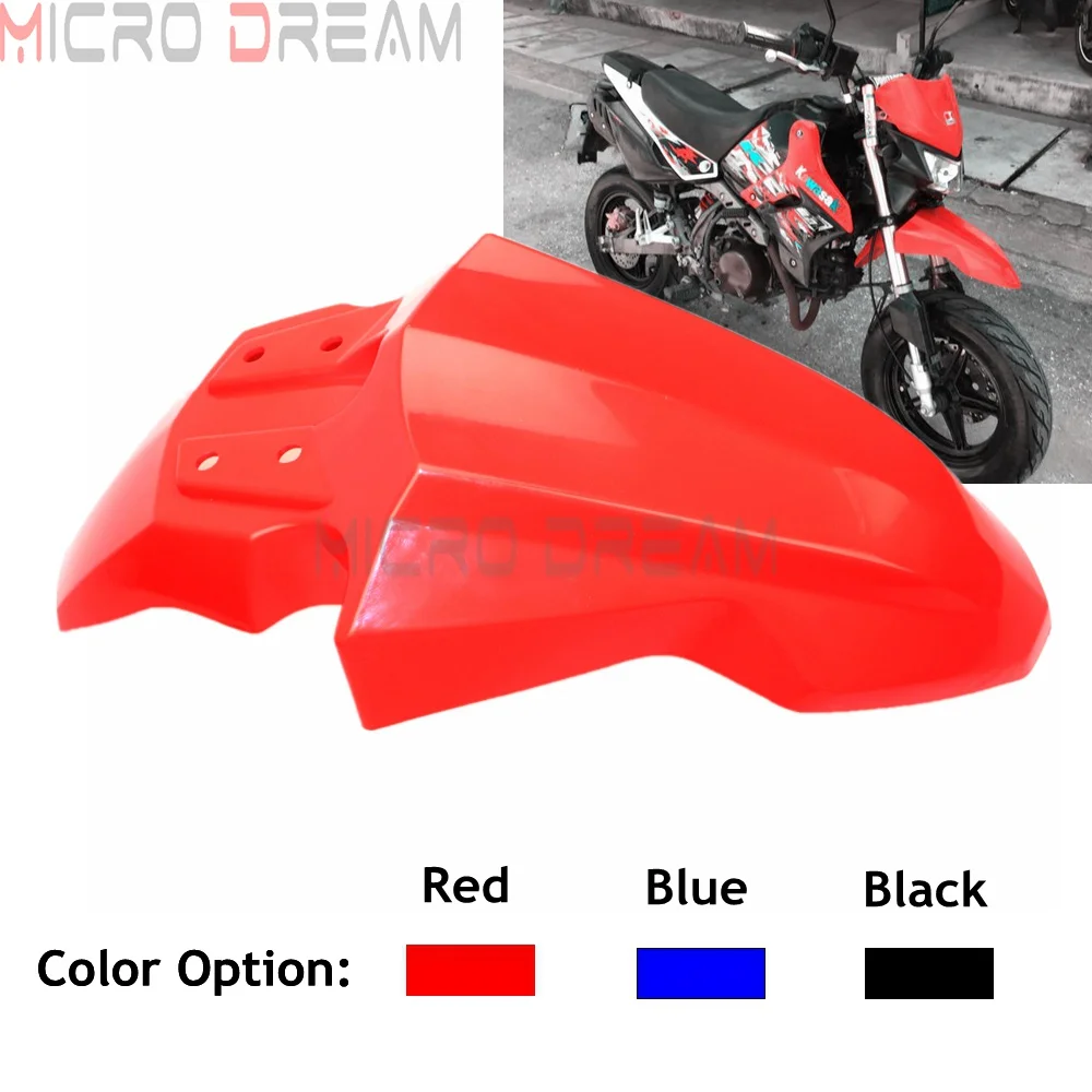 Универсальное переднее крыло для мотоцикла Supermoto красные грязевые велосипедные