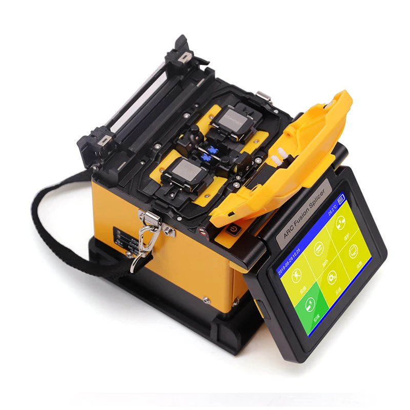 COMWAY A3 сварочный аппарат для оптического волокна FTTH мини-сенсорный экран машина