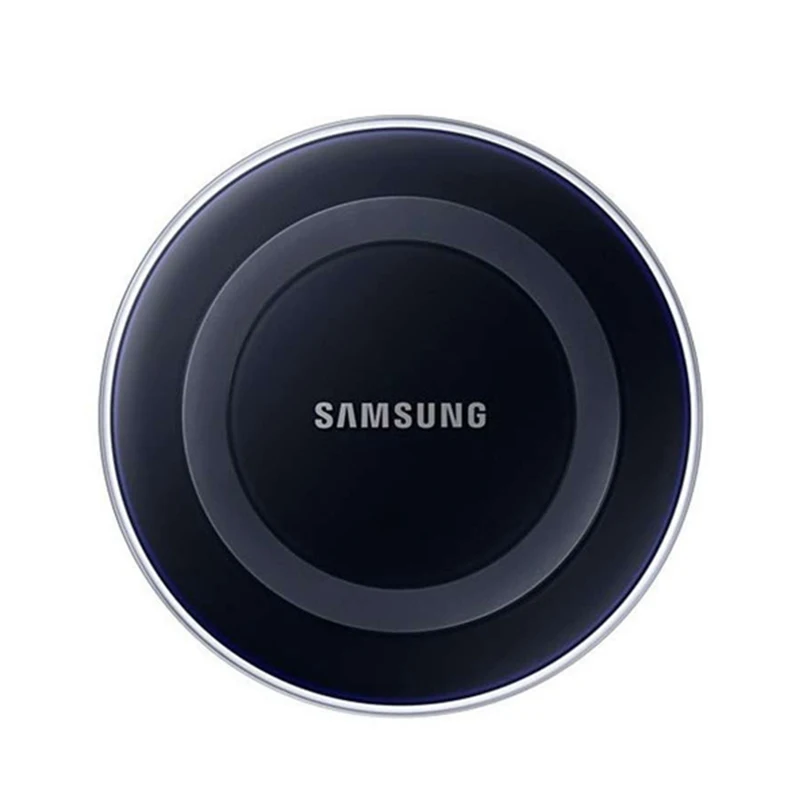 Original Samsung 5V/2A QI Wireless Charger Adapter Charge Pad For Galaxy S6 S7 Edge S10 S9 Plus Note 5 iphone 8 plus X XS XR MAX - Тип штекера: Without Box