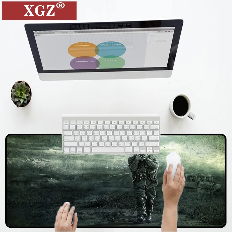 XGZ Elite Artistic Creative Large Mouse Pad Suitable for Computer Gamers Accessories Non-slip 300x800mmx2mm 40x90cm csgo | Компьютеры и