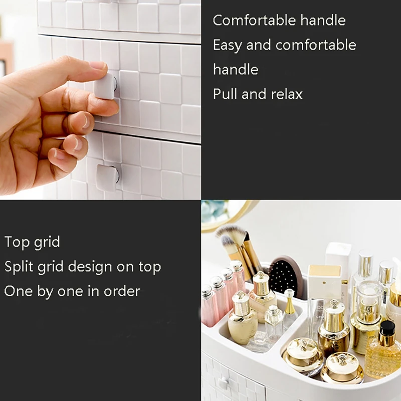 

Makeup Cosmetic Organizer Storage Drawers Display Boxes Case Jewelry Display Box with Drawers