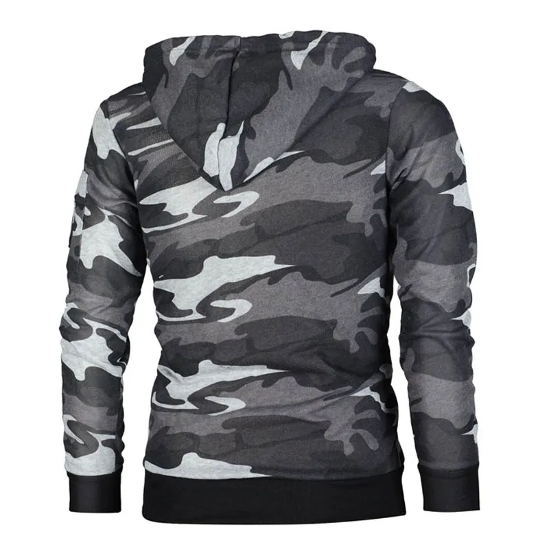 

New Mens Hoodies Autumn Winter Military Camouflage Streetwear Hoodie Men Sweatshirt Casual Slim Fit Hoody Pullover Sweatshirts