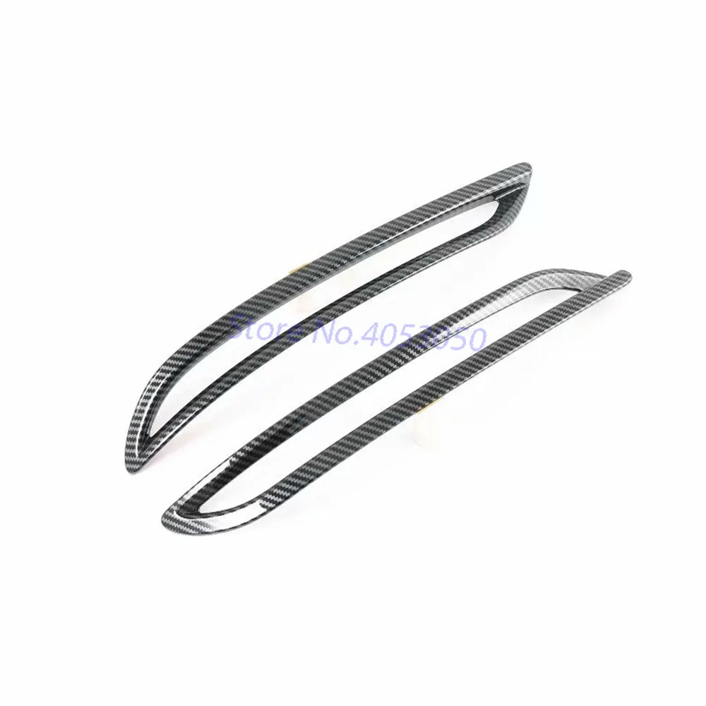 

For Volkswagen VW Golf 8 MK8 280TSI Pro 2021 2022 Rear Tail Fog Light Lamp Decoration Cover Carbon Fiber Exterior Accessories