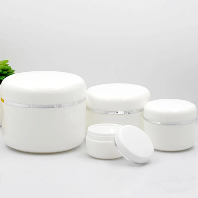 

30Pcs Empty Cosmetic Containers 20g 30g 50g 100g 250g Refillable Bottles Travel Face Cream Lotion Plastic Makeup Jar Pot