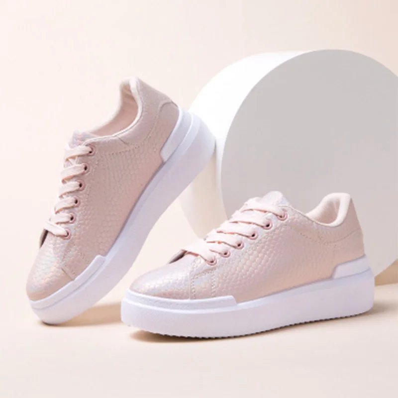 Женские кроссовки Женская Повседневная парусиновая обувь на плоской подошве со